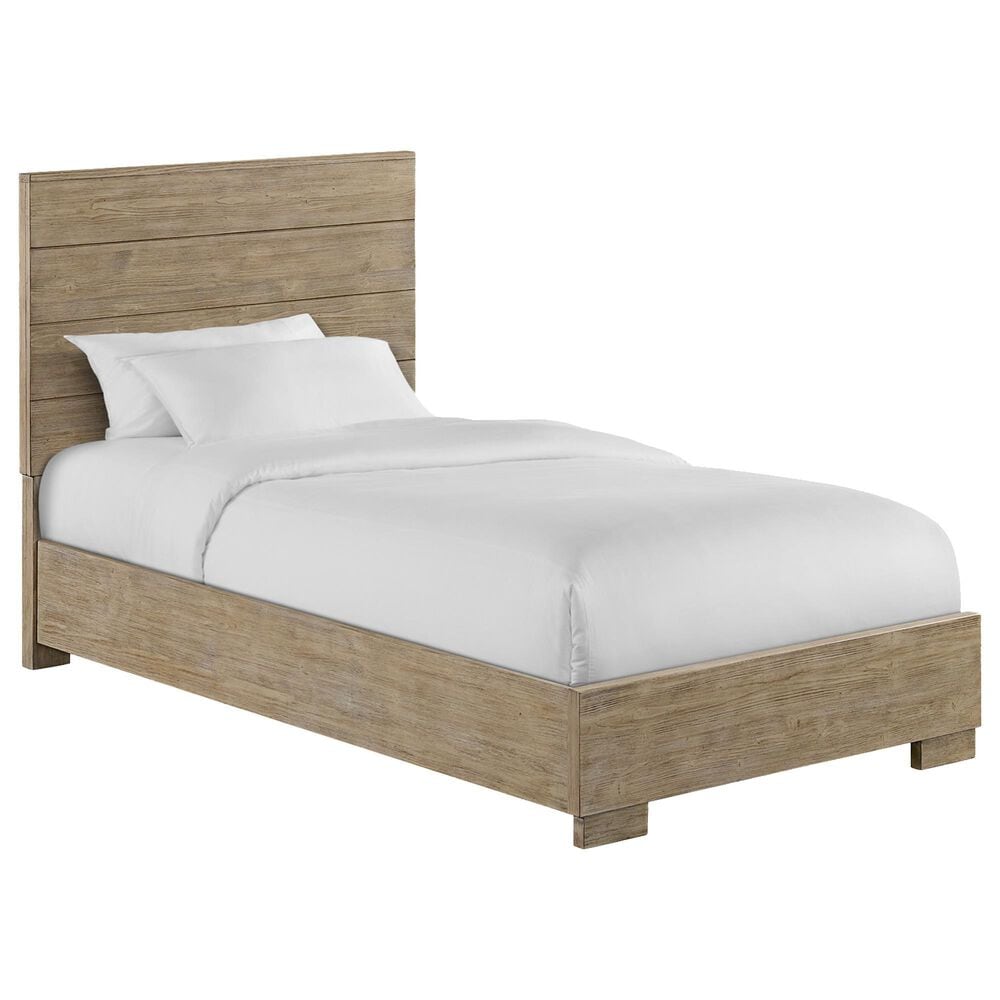 Eastern Shore Bello Twin Bed in Gray Sandstone, , large