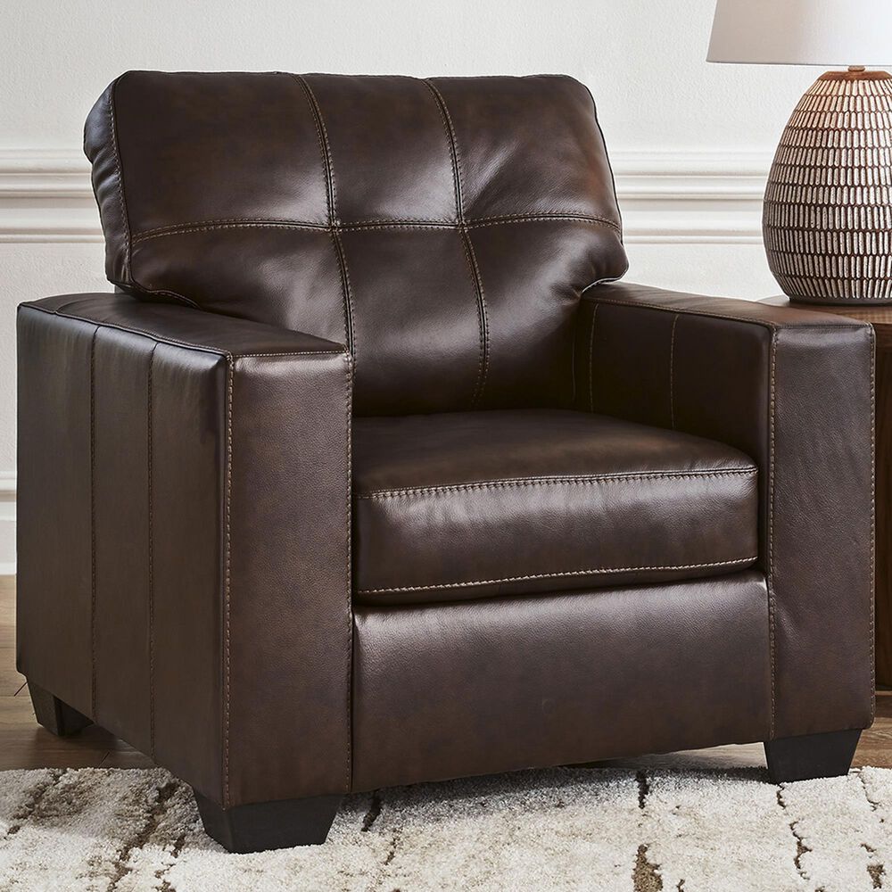 Ashley Santorine Accent Chair in Dark Brown, , large