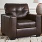 Ashley Santorine Accent Chair in Dark Brown, , large