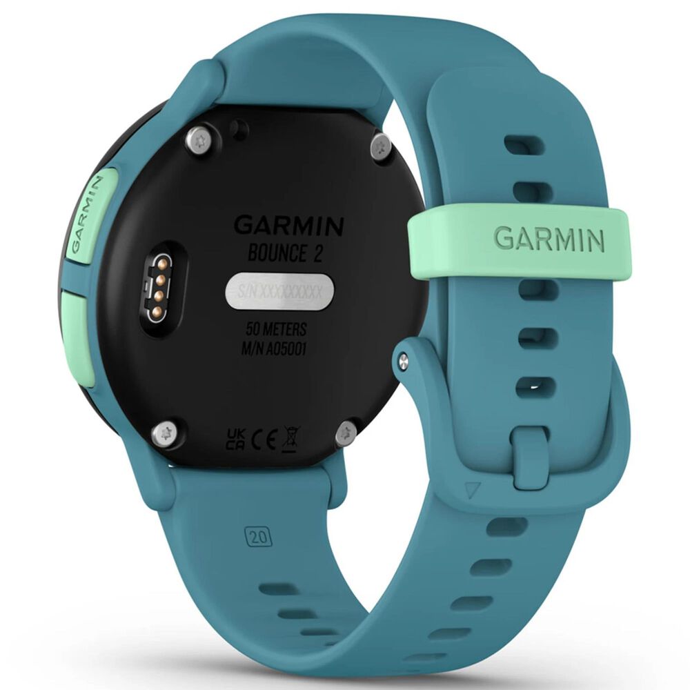 Garmin Bounce 2 Smartwatch 43 mm in Turquoise, , large