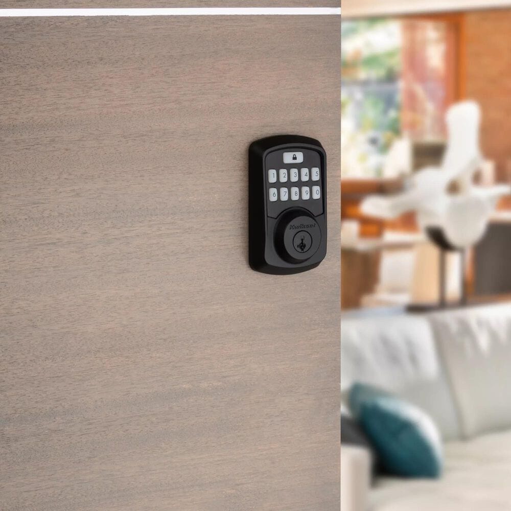 Kwikset Aura Bluetooth Enabled Smart Lock in Matte Black Shop NFM