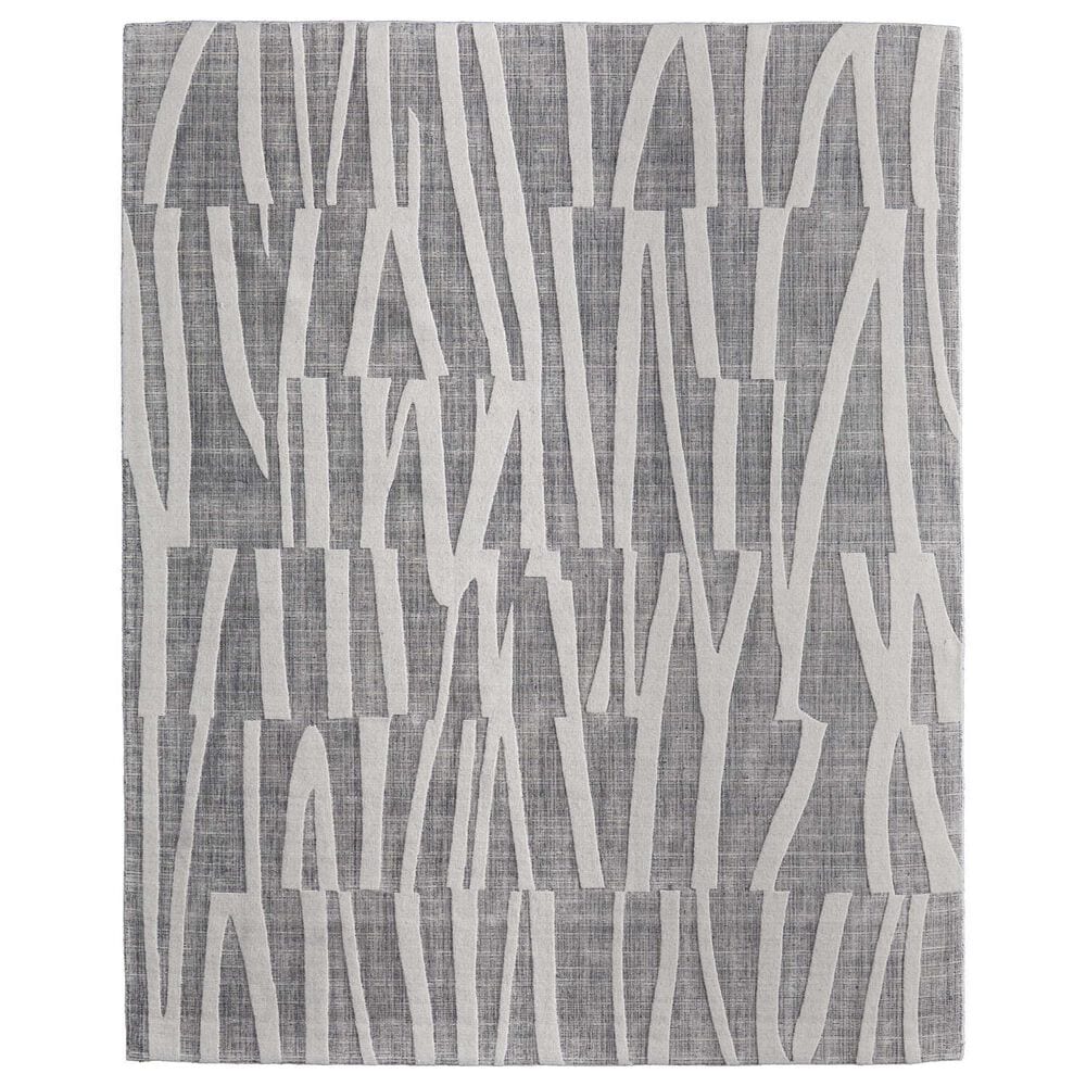 Feizy Peconic Ivory and Black 9" x 12" Area Rug, , large