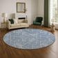 Dalyn Rug Company The Reserve TR14 Gold 8" Round Indoor/Outdoor Area Rug, , large
