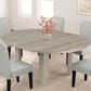 GARVEE 47" Dining Table with Leaf Storage in Gray - Table Only, , large