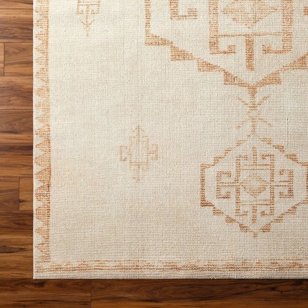 Surya Solana 2&#39;2&quot; x 3&#39;9&quot; Ivory and Burnt Orange Area Rug, , large