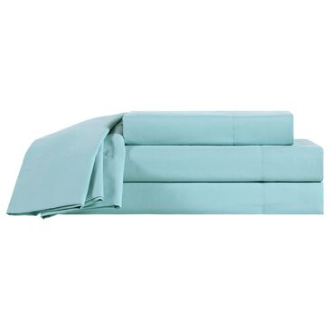 Jiangsu Royal Home Caribbean 4-Piece Queen Sheet Set in Blue, , large