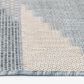 Central Oriental Melbourne Thistle 5" x 7" Lead and Tidepool Area Rug, , large