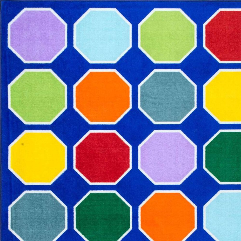 nuLOOM Giza MCGZ15A 8' x 10' Blue Kids Rug, , large