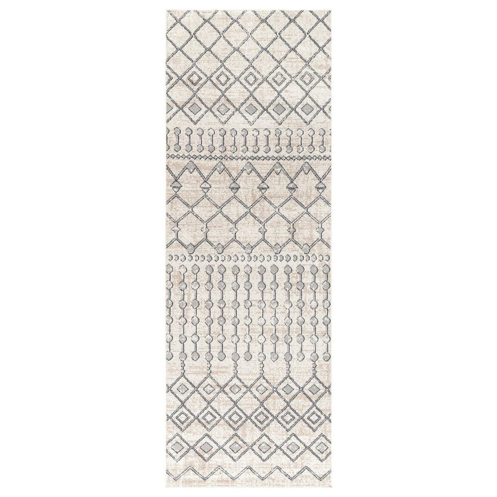 Surya Lavadora 2"7" x 7"3" Ink Blue, Gray, Light Beige and Light Gray Runner, , large