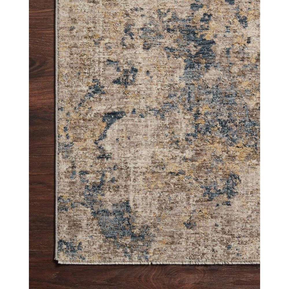 Loloi Gaia 4&#39; x 5&#39;7&quot; Taupe and Denim Area Rug, , large