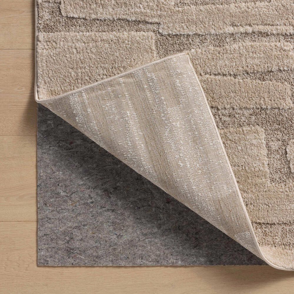 Amber Lewis x Loloi Monty 9&#39;2&quot; x 13&#39; Taupe and Beige Area Rug, , large