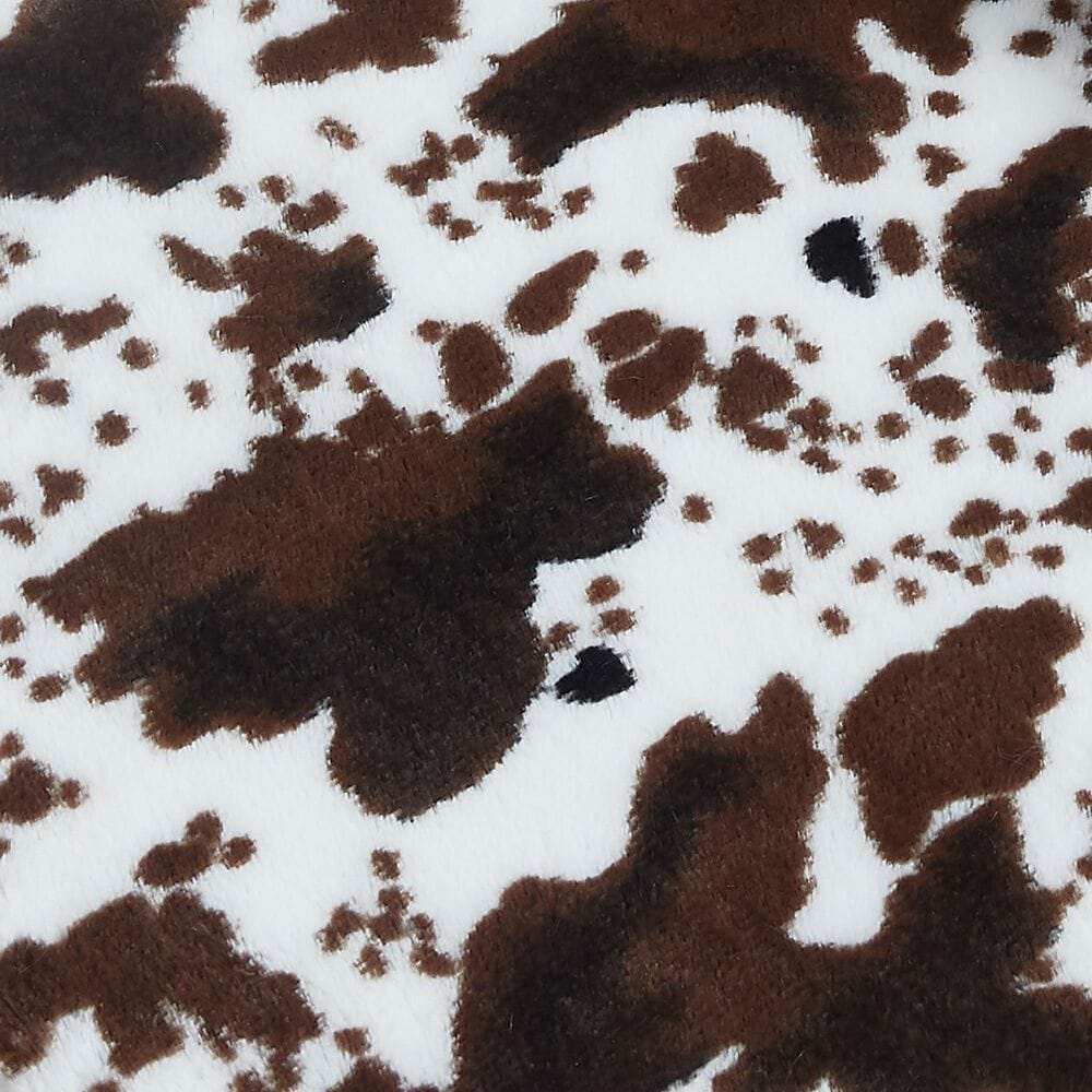 Duke Imports Chestnut Rodeo Plush Throw in Beige and Brown, , large