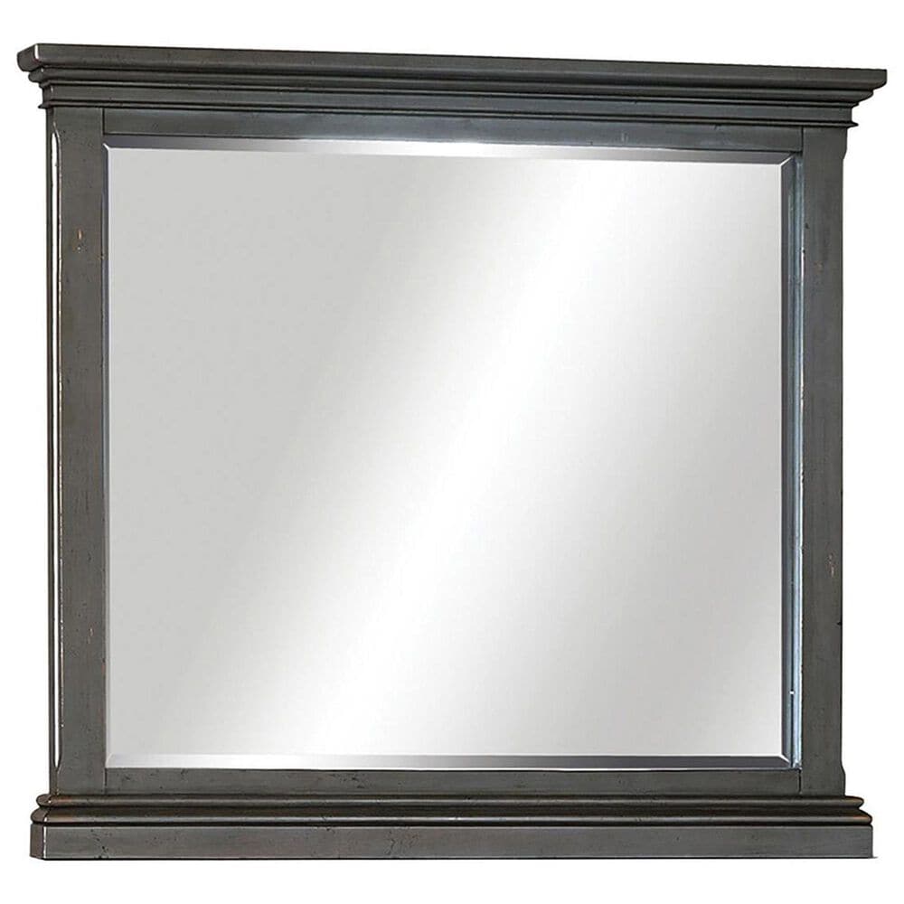 Riva Ridge Oxford Landscape Mirror in Peppercorn, , large