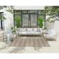 Nourison Positano Geometric Beige 5" x 7" Indoor/Outdoor Area Rug, , large