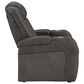 Ashley Fyne-Dyme Power Reclining Sofa and Recliner Set in Shadow, , large