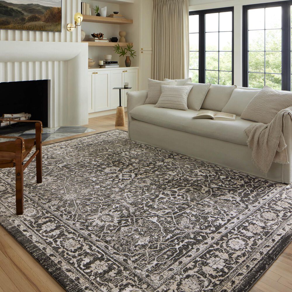 Loloi II Odette 11&#39;2&quot; x 15&#39;7&quot; Charcoal and Silver Area Rug, , large