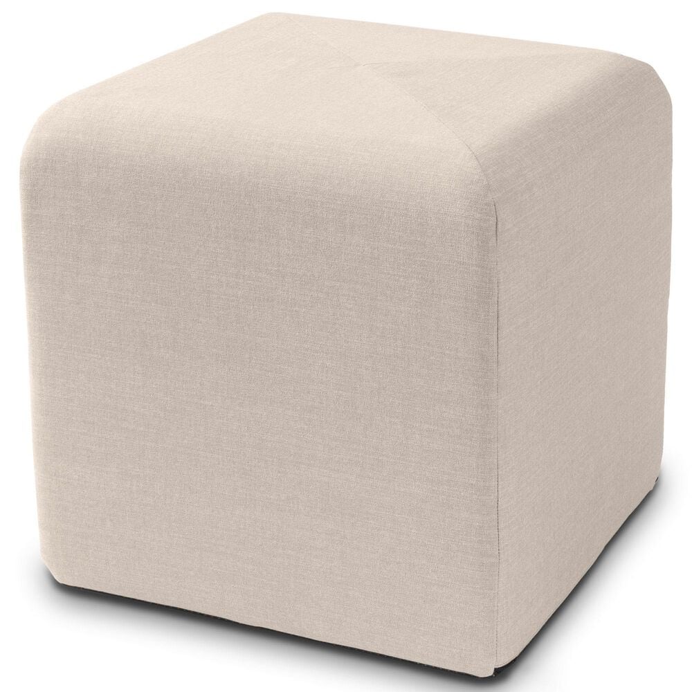 Jaxx Monroe Small Ottoman in Mist Light Grey, , large