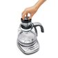 Breville 34 Oz Smart Tea Infuser Compact Electric Kettle in Brushed Stainless Steel and Clear, , large