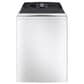 GE Profile 5.3 Cu. Ft. Top Load Washer with Agitator in White, , large