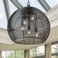 Golden Lighting Calypso 5-Light Pendant in Matte Black, , large