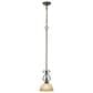 Golden Lighting Riverton 1-Light Mini Pendant in Peppercorn, , large