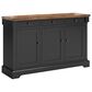 Ashley Wildenauer Dining Room Buffet in Warm Satin Black and Brown, , large