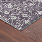 Dalyn Rug Company Soft Essentials Floral Purple 8" x 10" Indoor/Outdoor Area Rug, , large