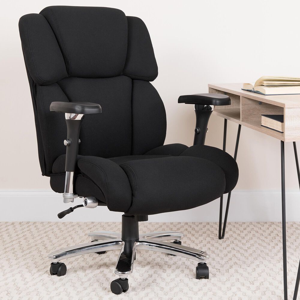 Flash Furniture HERCULES Big & Tall Executive Chair in Black, , large