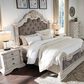 Ashley Bruchandi King Upholstered Panel Bed in Antique White, , large