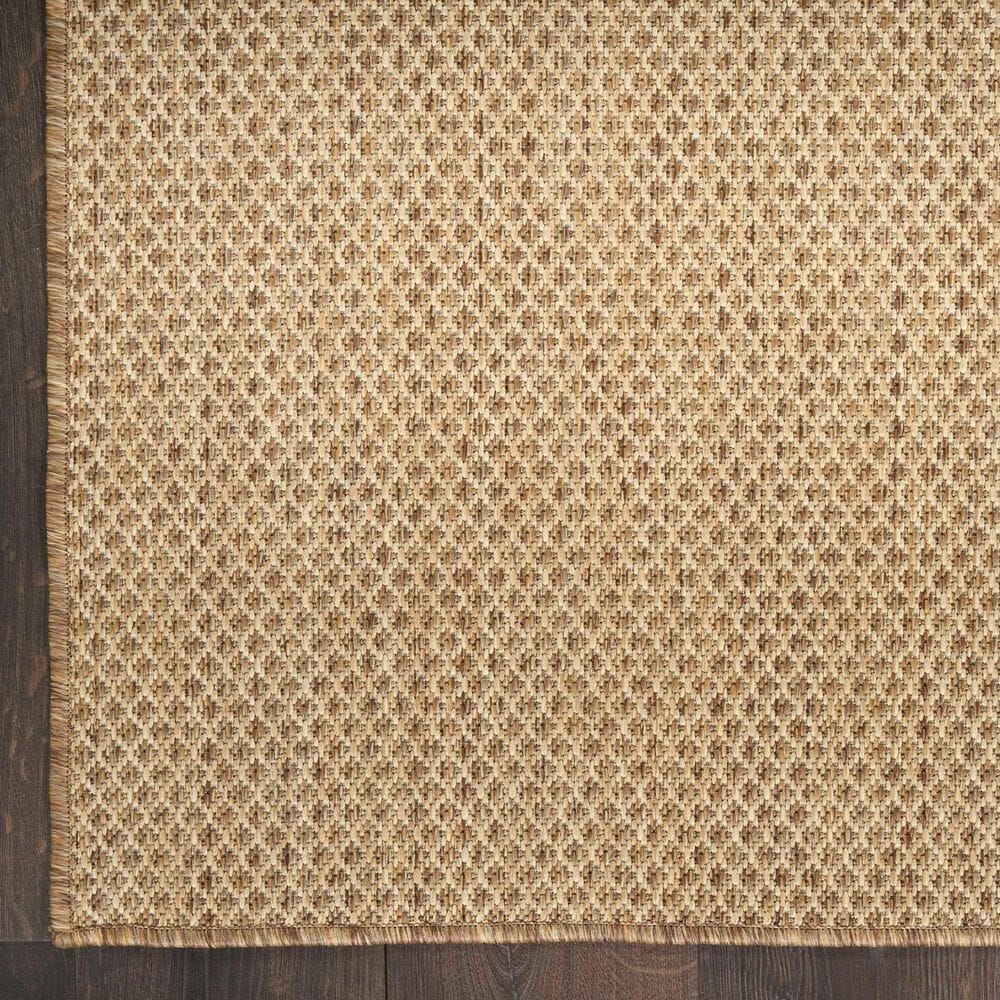 Nourison Courtyard Jute 5&#39; x 7&#39; Indoor/Outdoor Area Rug, , large