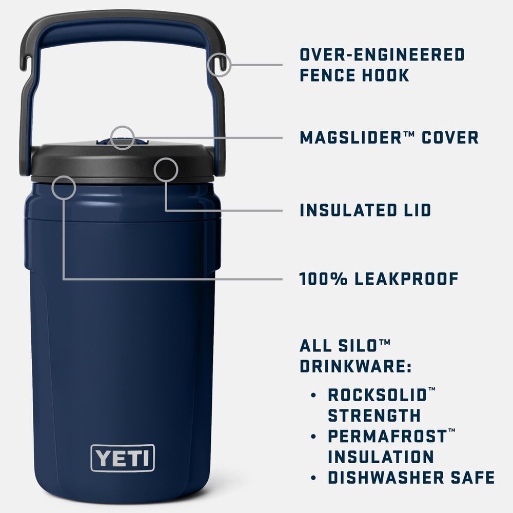 YETI Silo 40 Oz. Jug with MagSlider Straw Cap in Navy, , large