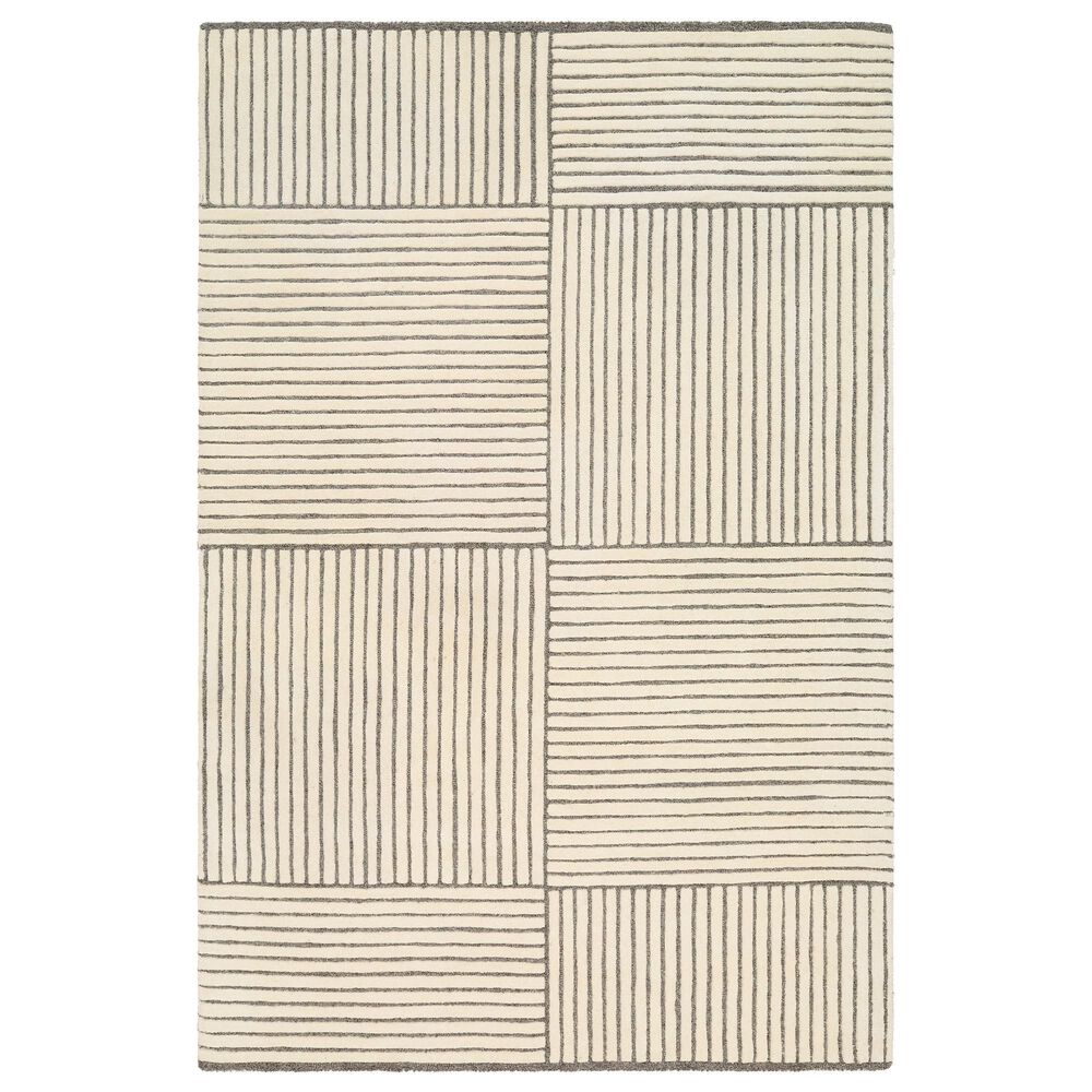 Surya Brook BKO2312 8" x 10" Charcoal and Beige Area Rug, , large