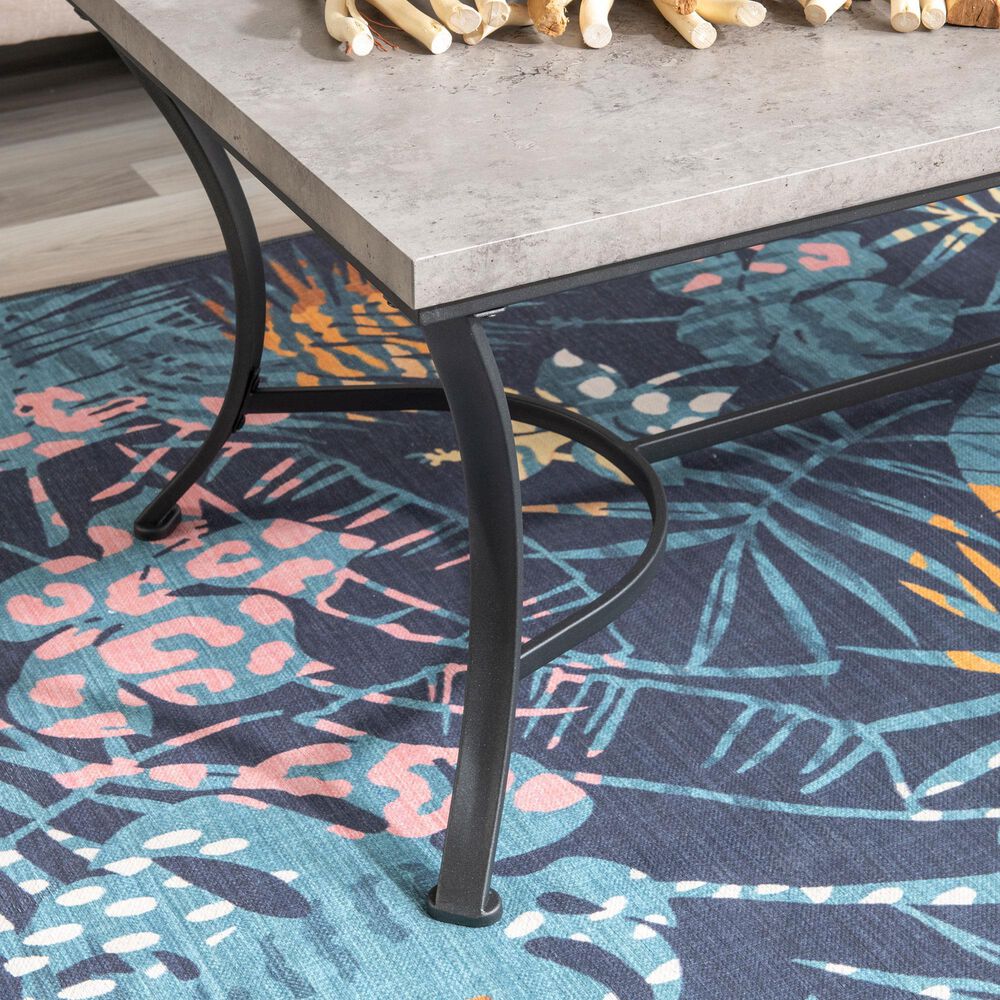 Linon Home Decor Buxton 3-Piece Occasional Table Set in Coal, , large
