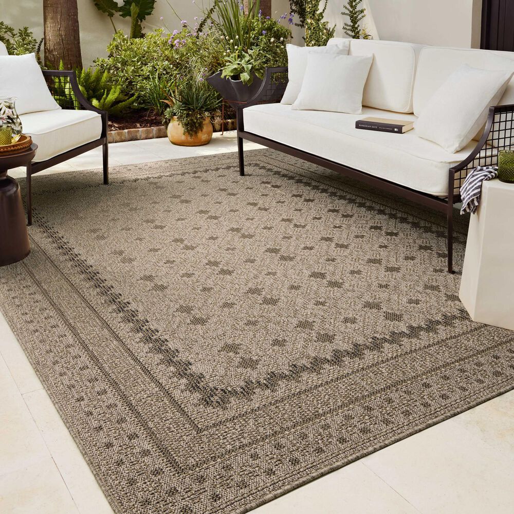 Loloi II Providence 9&#39;2&quot; x 13&#39; Charcoal and Dove Indoor/Outdoor Area Rug, , large