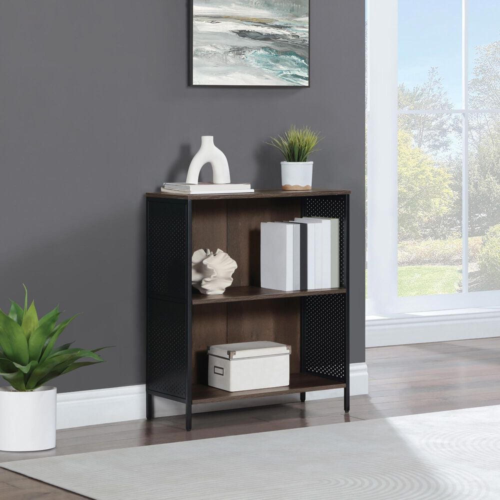 Valor Living Ace 2-Shelf Storage Bookcase in Ozark Ash, , large