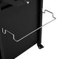 HOMLUX 39.5" Outdoor Kitchen Island in Black and Stainless Steel, , large