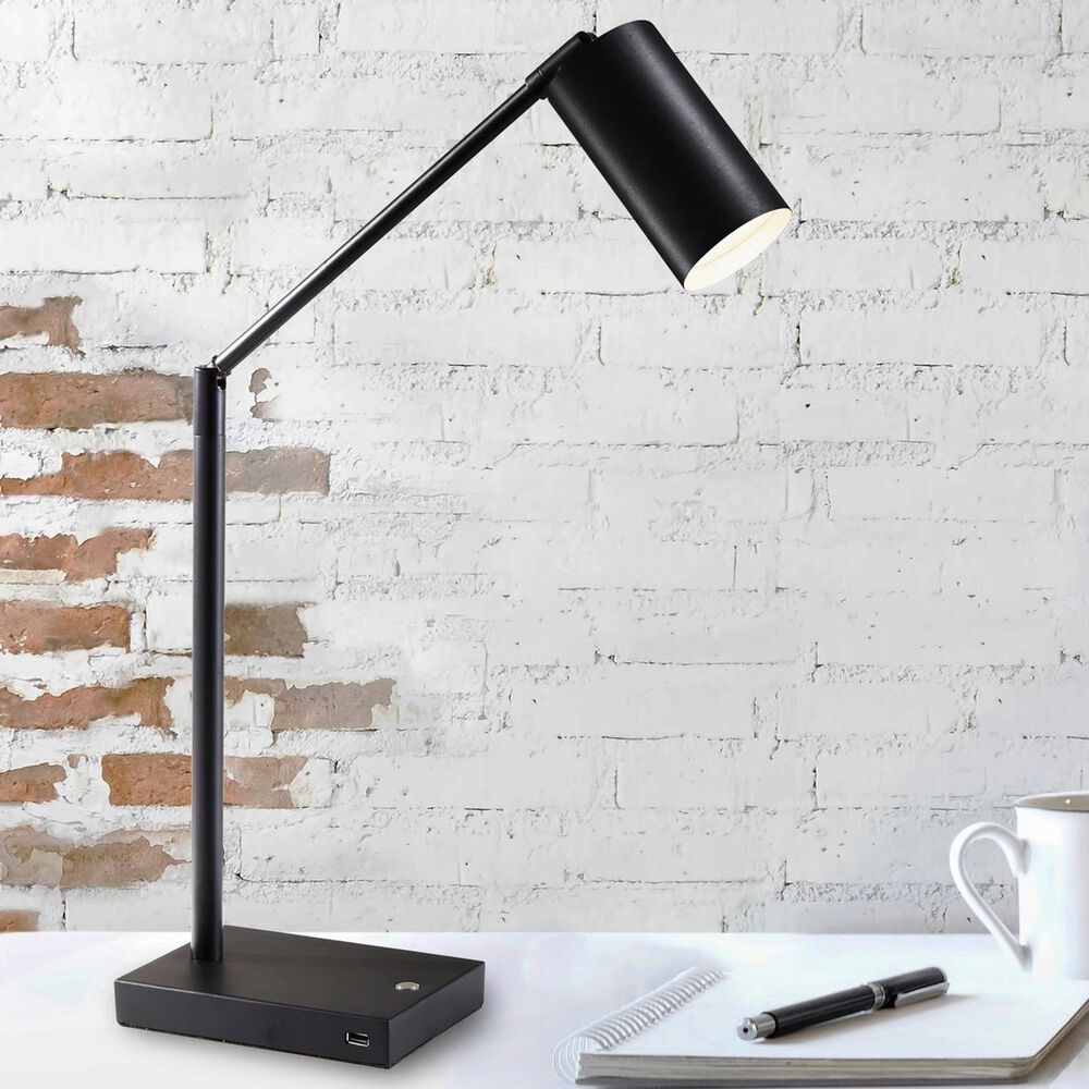 Adesso Colby LED Desk Lamp in Black, , large