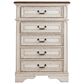 Ashley Realyn 5-Piece Queen Panel Bed Set in Chipped White, , large