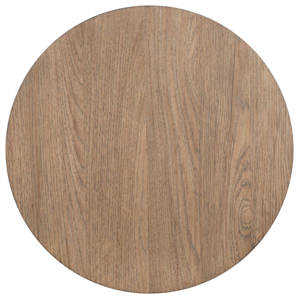 Belle Furnishings Artisan Home Round Chairside Table in Sienna Stone, , large