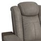 Mayberry Hill Lantana Power Motion Loveseat in Rocky Grey and Brown, , large