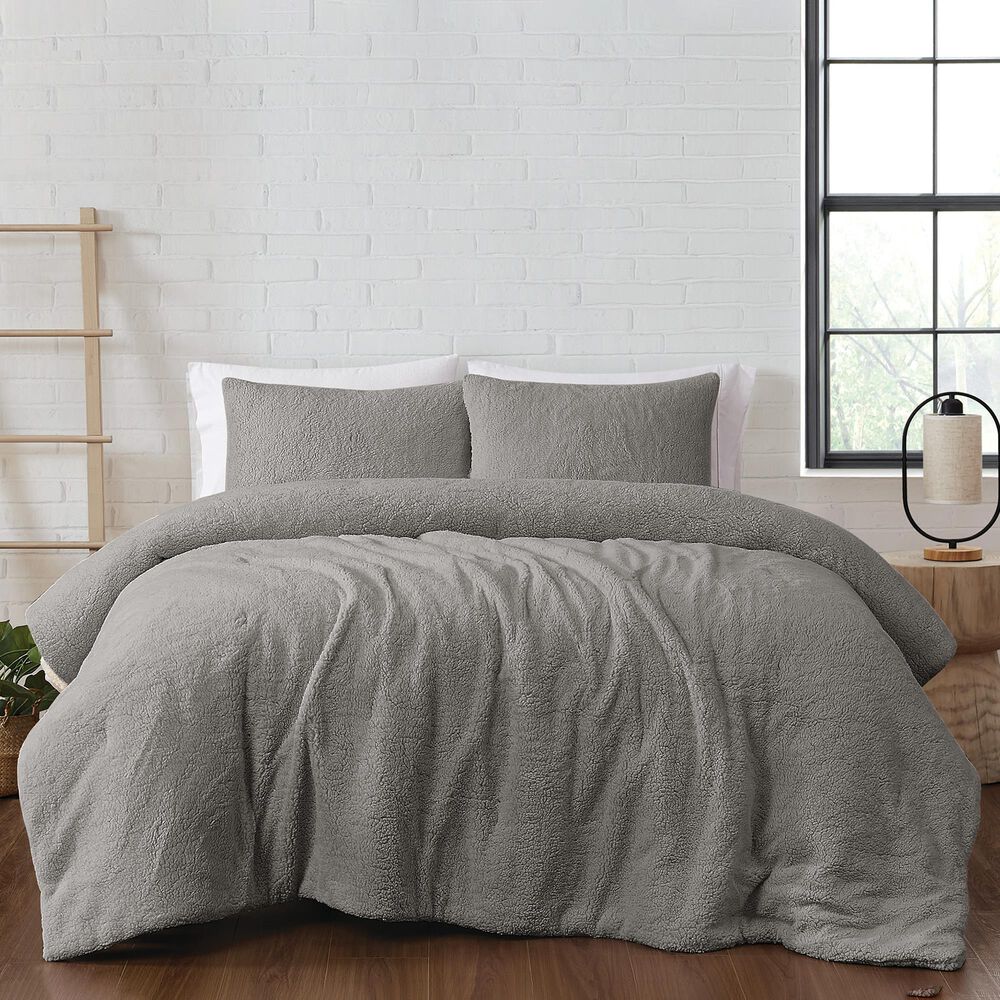 Pem America Marshmallow 3-Piece King Comforter Set in Grey, , large