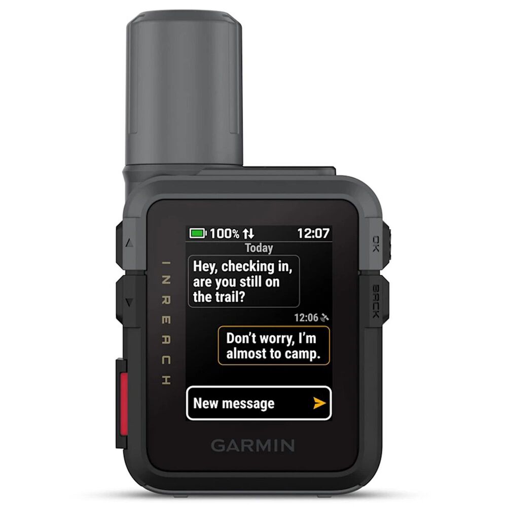 Garmin inReach Mini 3 Satellite Communicator with Touchscreen in Black and Gray, , large