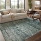 Magnolia Home Banks 8"6" x 11"6" Blue and Lagoon Area Rug, , large