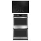 GE Appliances 2-Piece Kitchen Package with 30" Double Wall Oven and Electric Cooktop in Stainless Steel and Black, , large