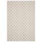 ROW by Oriental Weavers Zarina Ivory and Beige 5"3" x 7"3" Indoor/Outdoor Area Rug, , large