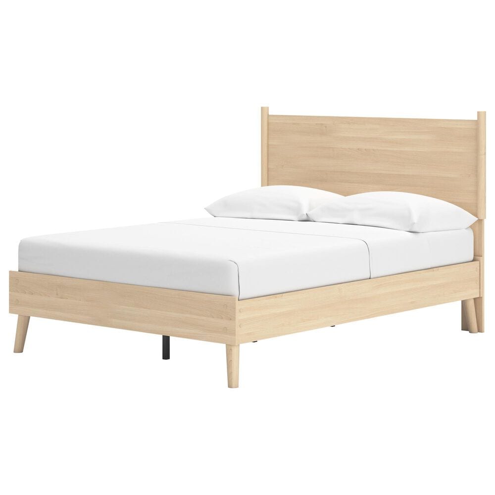 Ashley Cabinella Full Platform Bed in Natural, , large