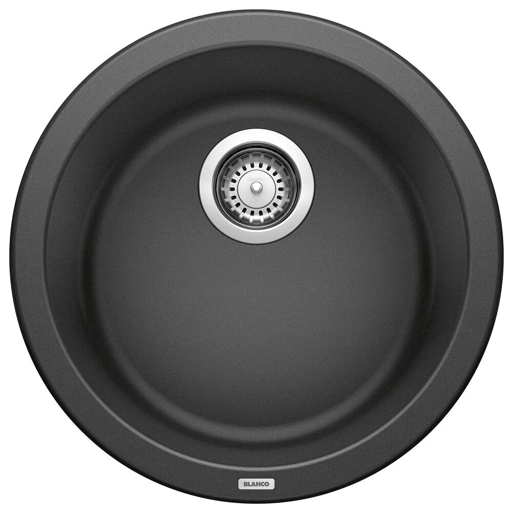 Blanco Rondo 18" Dual Mount Bar Sink in Anthracite, , large