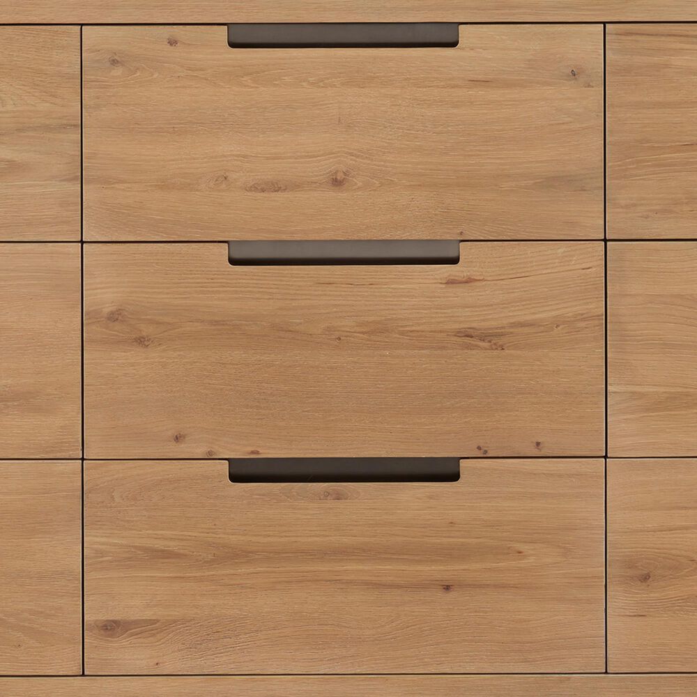 Universal Furniture Modern Walker 4-Piece Queen Panel Bedroom Set in Natural Oak, , large