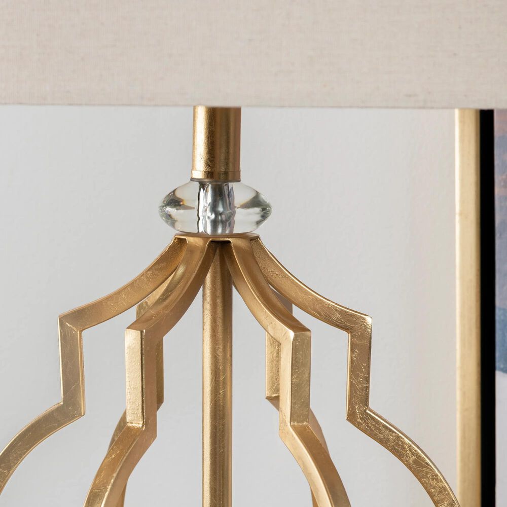 Crestview Collection Parisian Table Lamp in Gold Leaf, , large