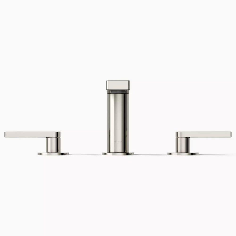 Kohler Composed Widespread Bathroom Sink Faucet in Vibrant Polished Nickel, , large
